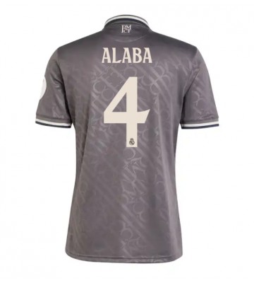 Real Madrid David Alaba #4 Tercera Equipación 2024-25 Manga Corta